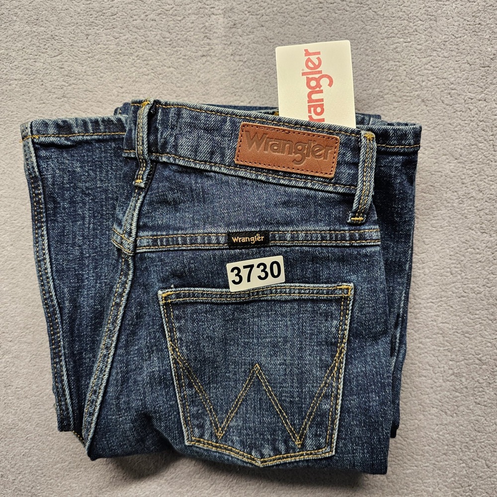 NWT Wrangler High Rise Fierce Flare Jeans Medium Wash Blue Boho Retro Size 0x30 - Picture 11 of 12
